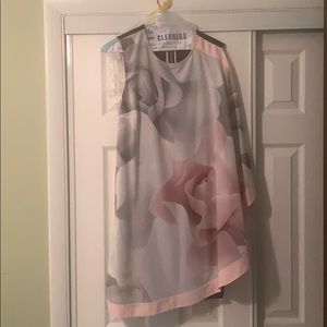 Ted Baker Cape Dress Bloom Print